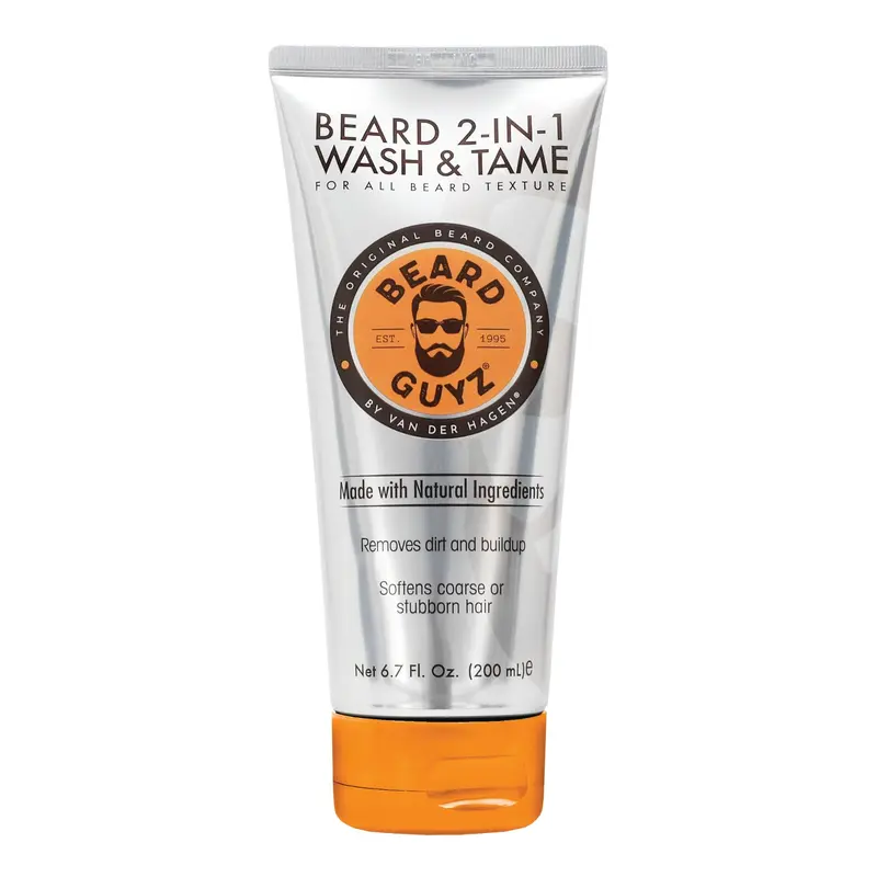 Beard Guyz 2-en-1 Nettoyant et Après-Shampoing pour Barbe – Nettoyage en Profondeur et Douceur, 6,7 oz (pack de 1)