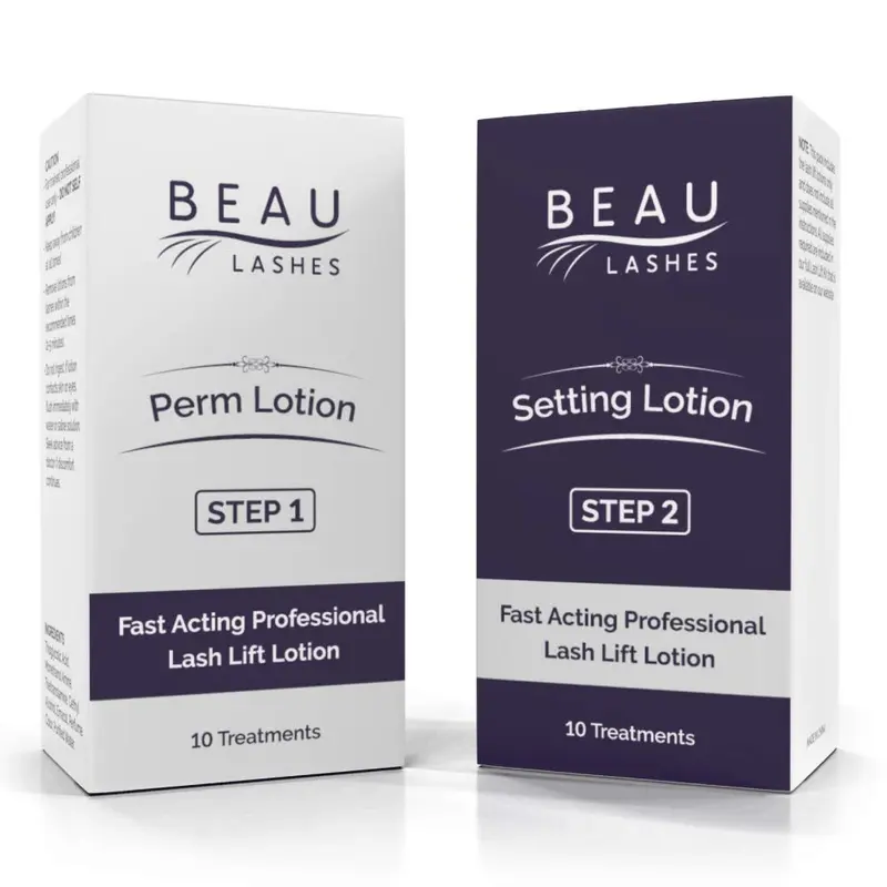 Beau Lashes – 10 Lotions Relèvement Professionnelles pour Cils (Perm, Curl)