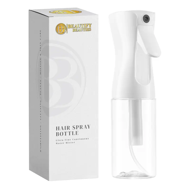 BeautifyBeauties Bouteille Spray Fin Continu – Brume Fine pour Cheveux, Plantes, Nettoyage et Soin de la Peau (6,8 oz)