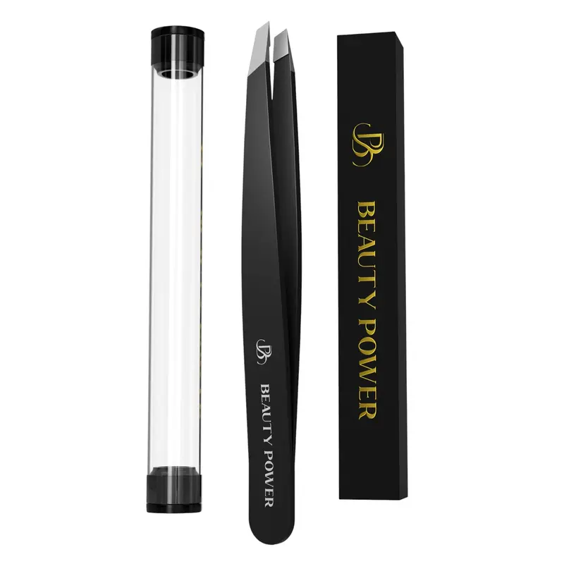 Beauty Power Pince à Épiler Professionnelle Ultra-Précision - Acier Allemand Inox