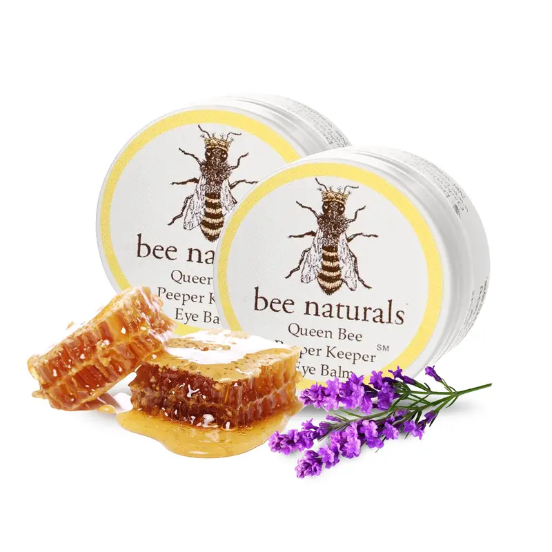 Bee Naturals Queen Eye Balm Duo – Kit Cadeau Peeper Keeper Contour des Yeux