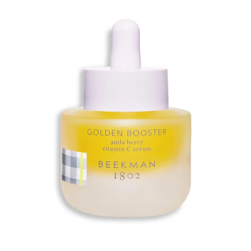 Beekman 1802 Golden Booster Amla Berry Serum – Sans parfum, vitamine C végétale – Peau sensible – Cruelty-free – 0,5 oz