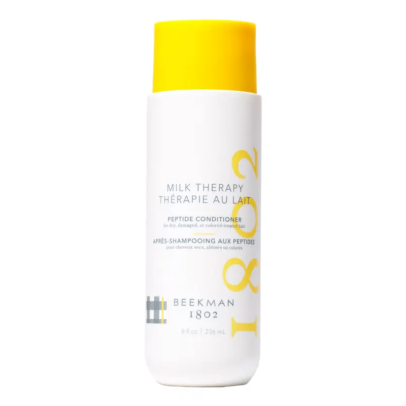 Beekman 1802 Lait Thérapie Peptide Conditionneur – Douceur et Brillance pour Cheveux Teints, 8 onces liquides
