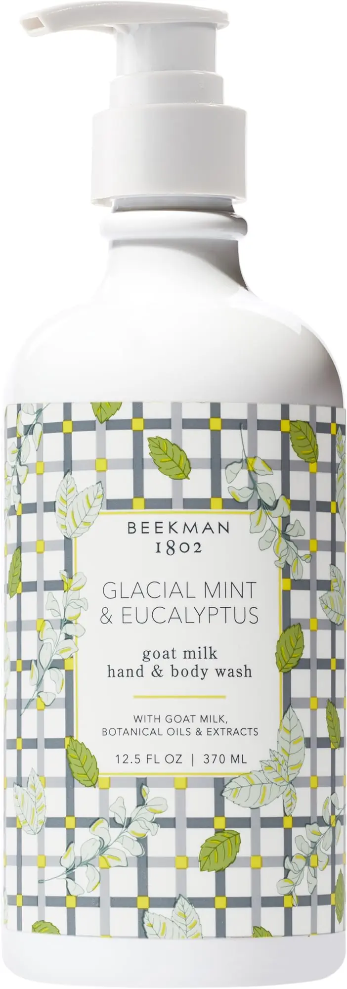 Beekman 1802 Savon Mains au Lait de Chèvre – Menthe Glaciaire & Eucalyptus – Hydratant et Doux – 12,5 oz