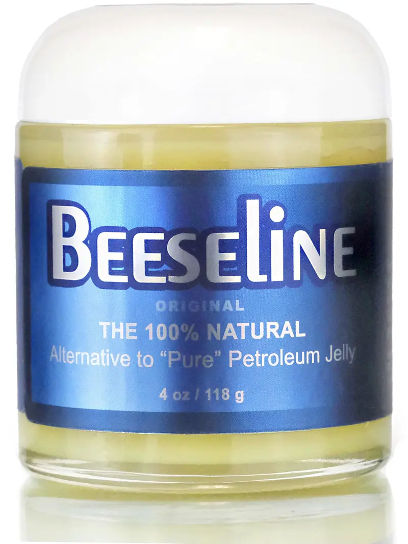 Beesaluxe Beesalene Original Unpetroleum – 100% Naturel & Hypoallergénique, Soin Multi-usage (Pot Verre 4 oz / 113 g)