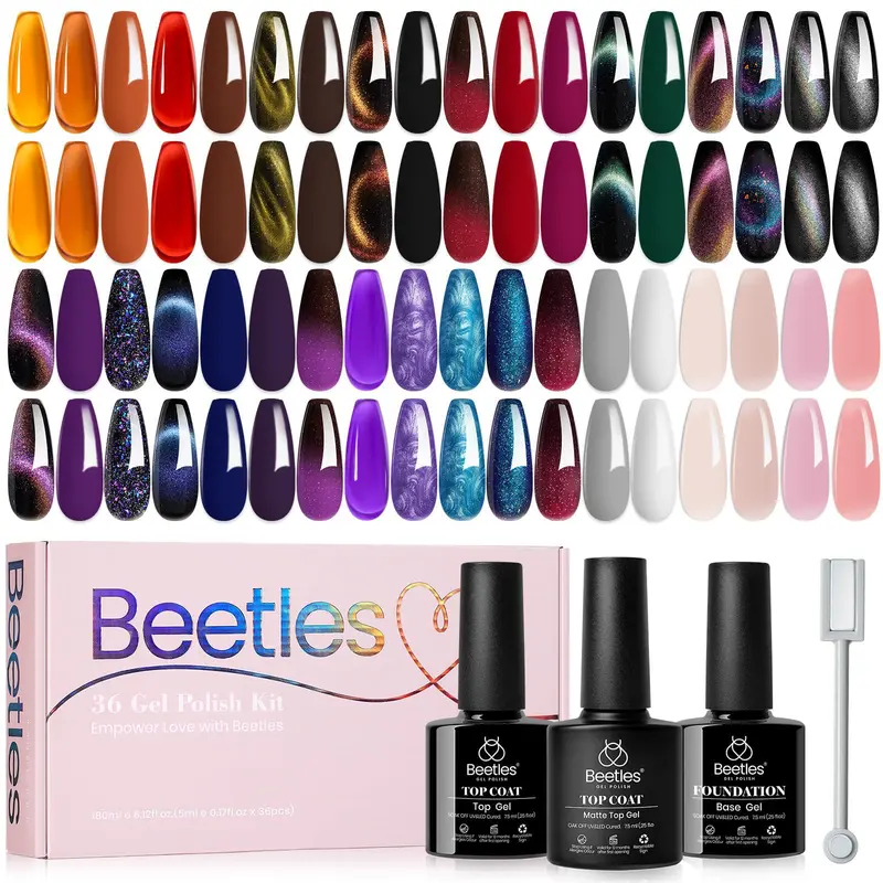 Beetles Gel Polish – Coffret Jelly 39 pièces