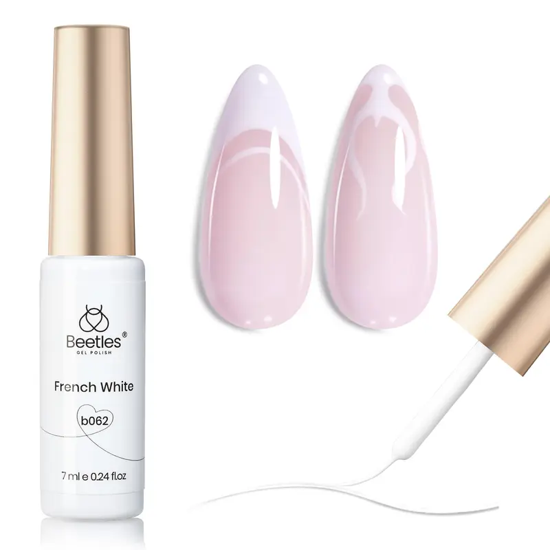 Beetles Gel Polish – Liner blanc 7ml pour Nail Art et lignes fines