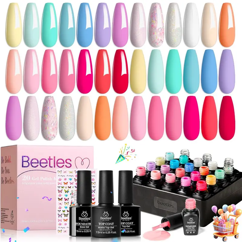 Beetles Gel Vernis – Ensemble 23 Pièces