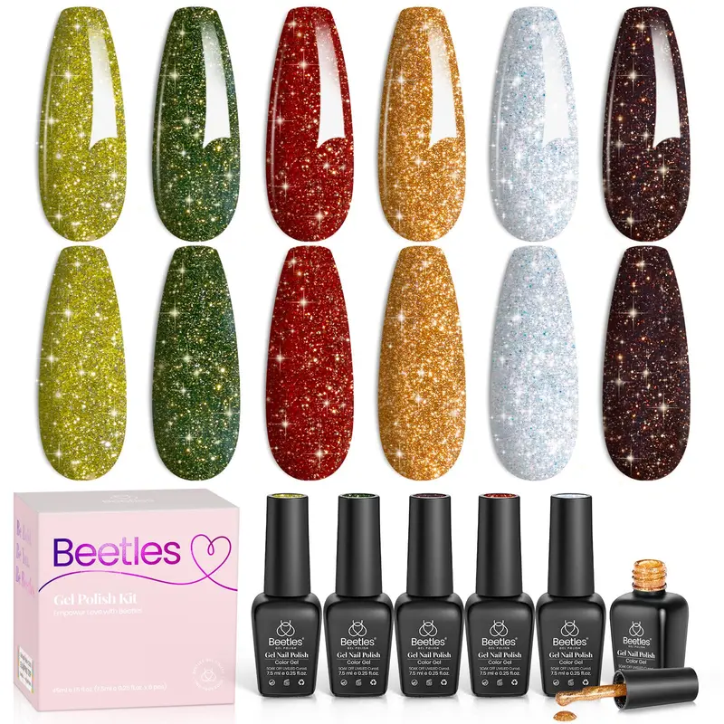 Beetles Glitter Gel Vernis – Vintage Luminary