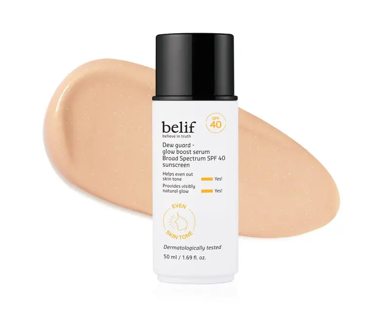 belif Dew Guard Vitamin C Glow Tint SPF 40 — Teint lumineux et hydratation