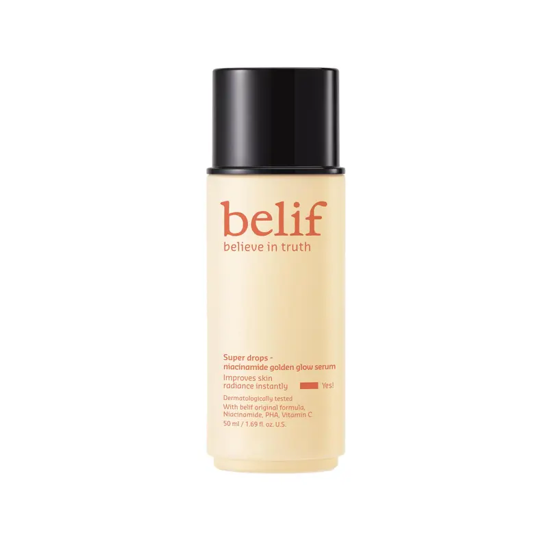 belif Sérum vitamine C éclat doré pour visage et corps – Hydratation et peau lisse
