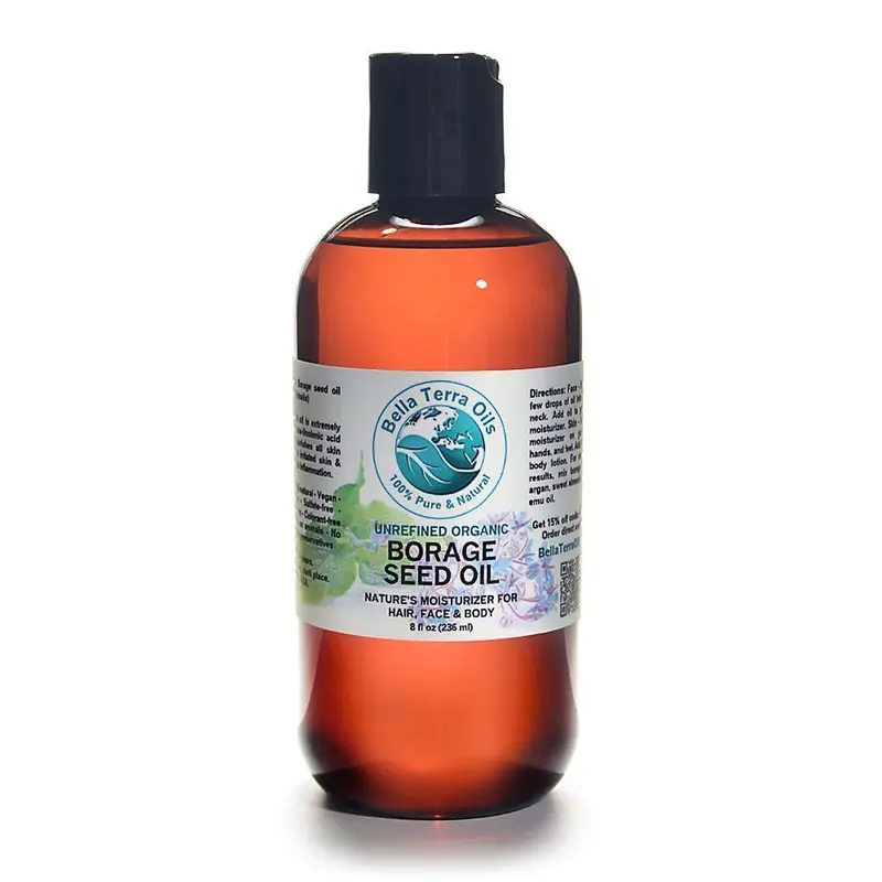 Bella Terra Oils – Huile biologique de bourrache 236 ml