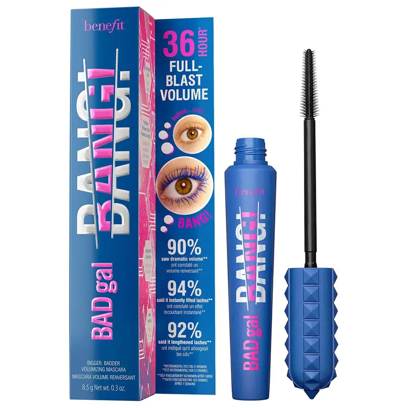 Benefit BADgal BANG! Mascara bleu cobalt – Volume intense et tenue longue | 0,30 oz / 8,5 g
