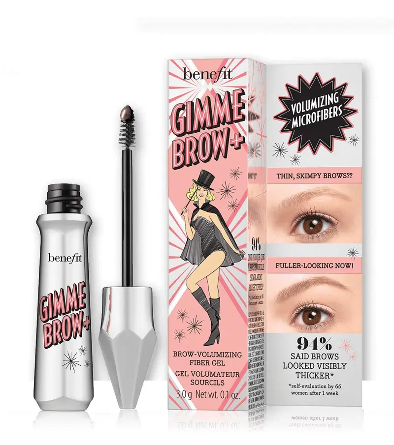 Benefit Cosmetics Gimme Brow+ Gel volumisant pour sourcils – teinte brun neutre profond, 1 unité