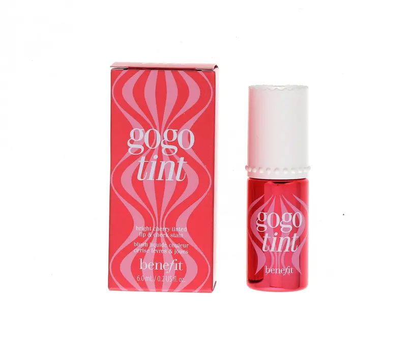 Benefit Gogo Tint Cerise Brillante – Teinte Lèvres et Joues, 0,2 fl oz