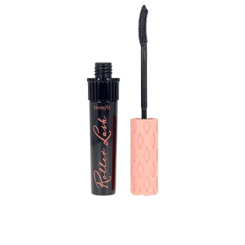 Benefit Roller Lash Mascara Noir – Courbe instantanée, tenue 12h, Brosse Hook 'n' Roll | 0,3 oz