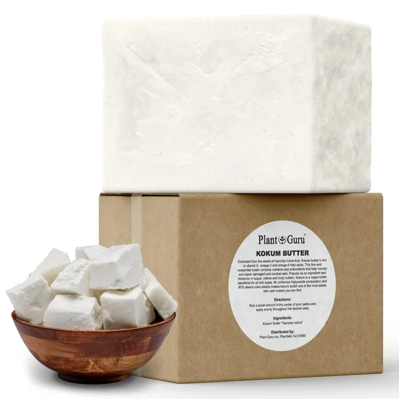 Beurre Kokum Brut 5 lb – Plant Guru | Hydratant peau, cheveux et DIY