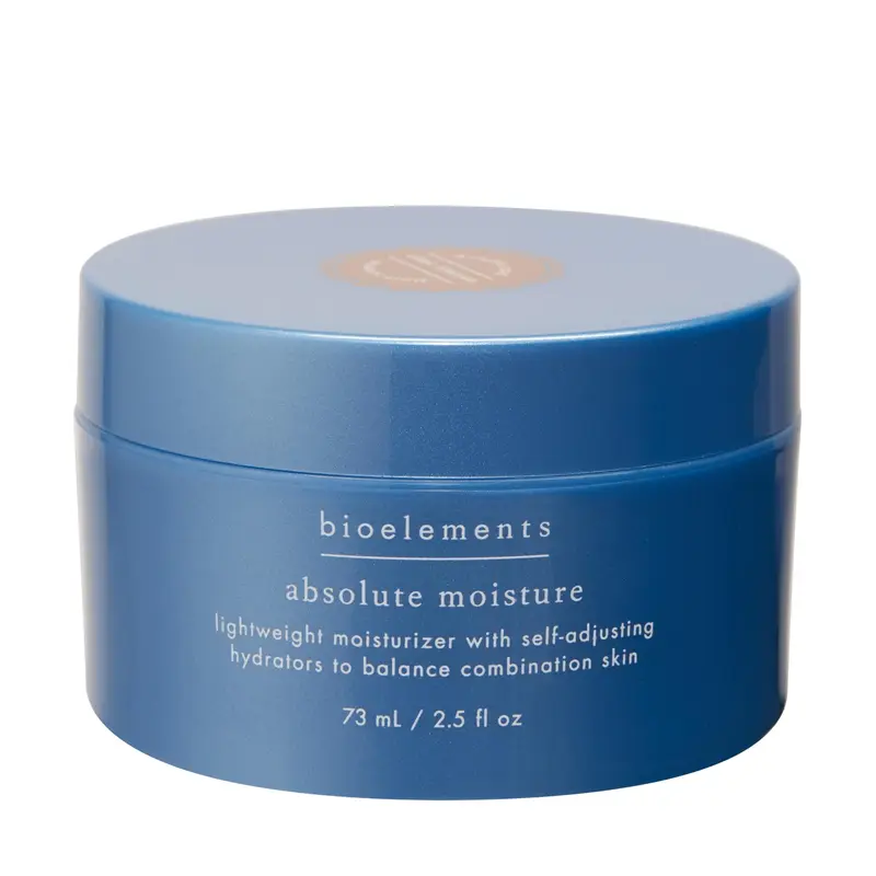 Bioelements Absolute Moisture – Hydratant léger 75 ml (2,5 oz) pour peau mixte • Non gras, vegan et sans gluten