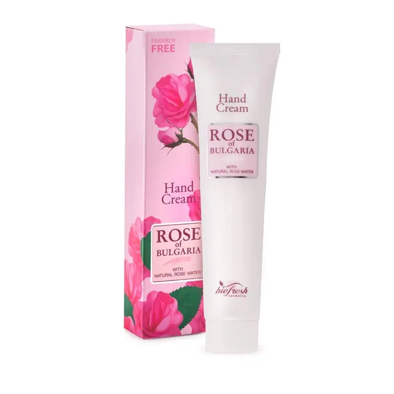 Biofresh Rose de Bulgarie – Crème mains à l’eau de rose naturelle 75 ml