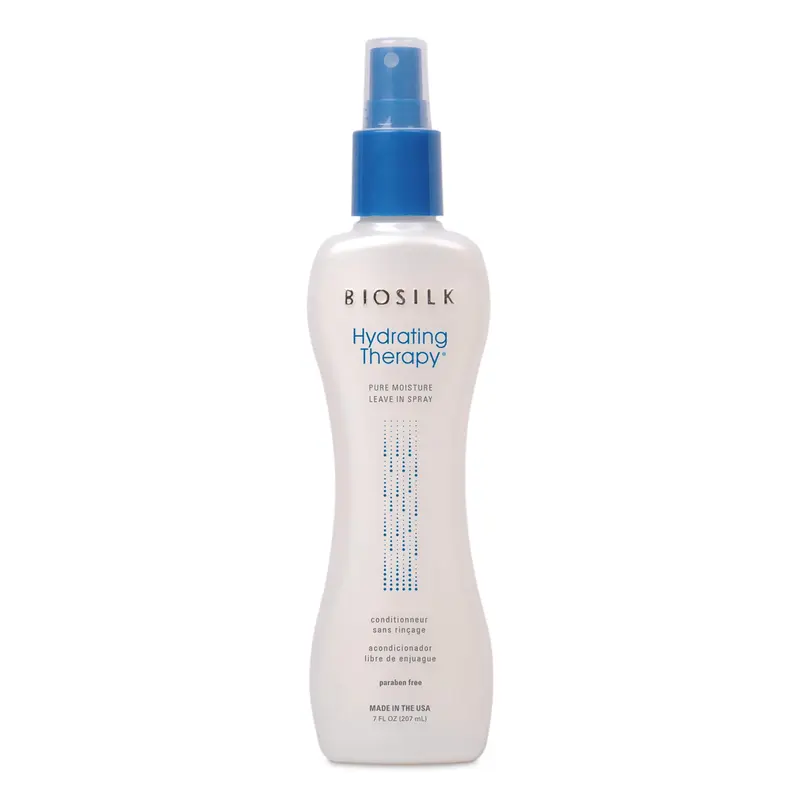 BioSilk Hydrating Therapy Pure Moisture Spray – Spray sans rinçage, Hydratation et Anti-Frizz (7 oz)