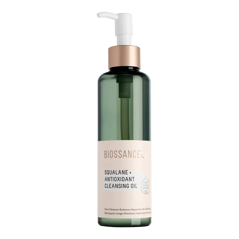 Biossance Huile démaquillante Squalane et Antioxydants – Nettoyage léger et hydratant (200 ml)