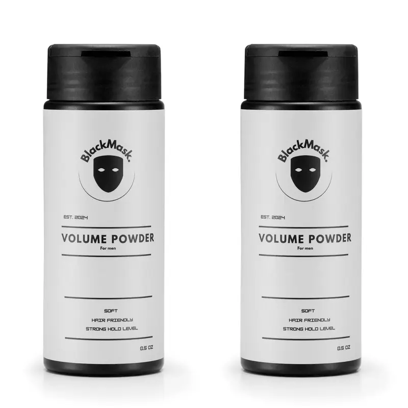 BlackMask Texture Poudre pour Homme – Texture, Volume et Maintien Fort (Pack de 2)