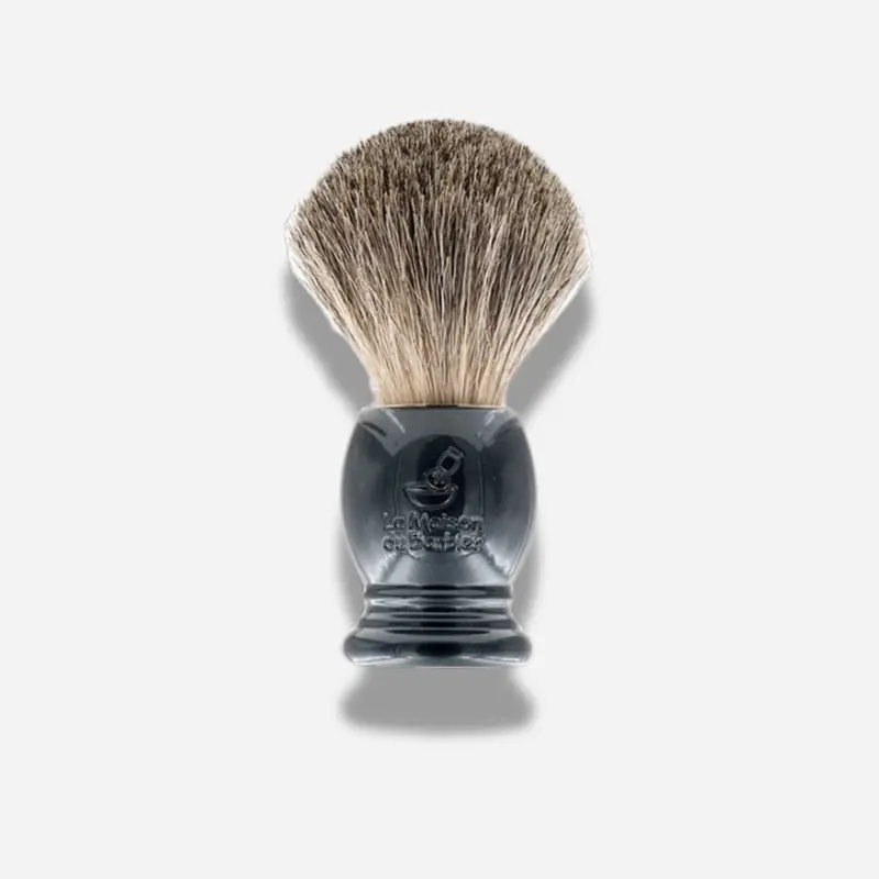 Blaireau Gris Nacré - Fibre "Pur Gris"