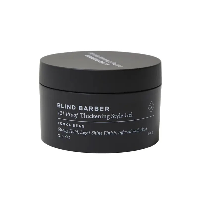 Blind Barber 121 Proof Gel Épaississant – Tenue Moyenne à Forte, Sans Sulfates ni Parabènes – 74 ml