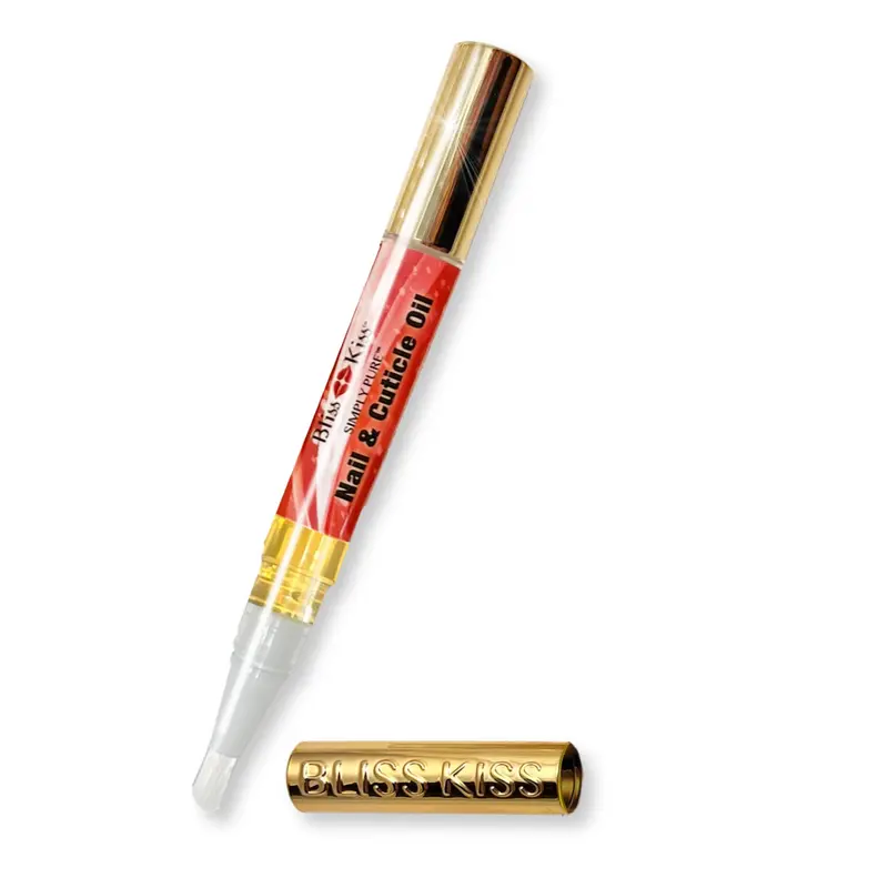 Bliss Kiss | Stylo huile cuticules au parfum menthe – jojoba et vitamine E, fortification des ongles