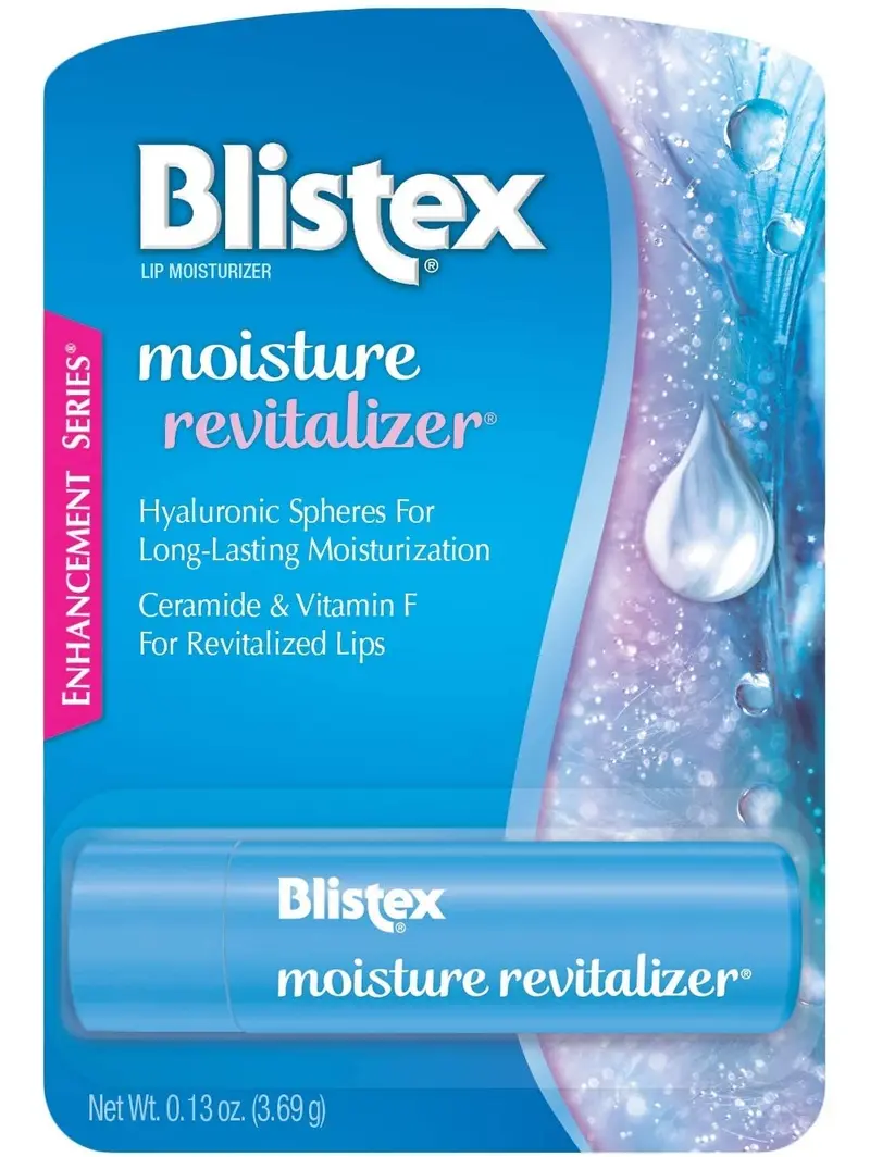 Blistex Baume Lèvres Hydratant – Céramides, Vitamine F et Acide Hyaluronique, 0,13 oz – Lot de 2