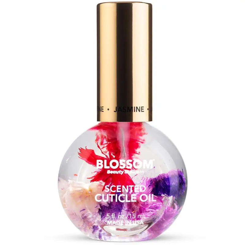 Blossom Huile Cuticule Jasmine – Hydratante, Senteur Florale, Fabriqué aux États‑Unis, 15 ml