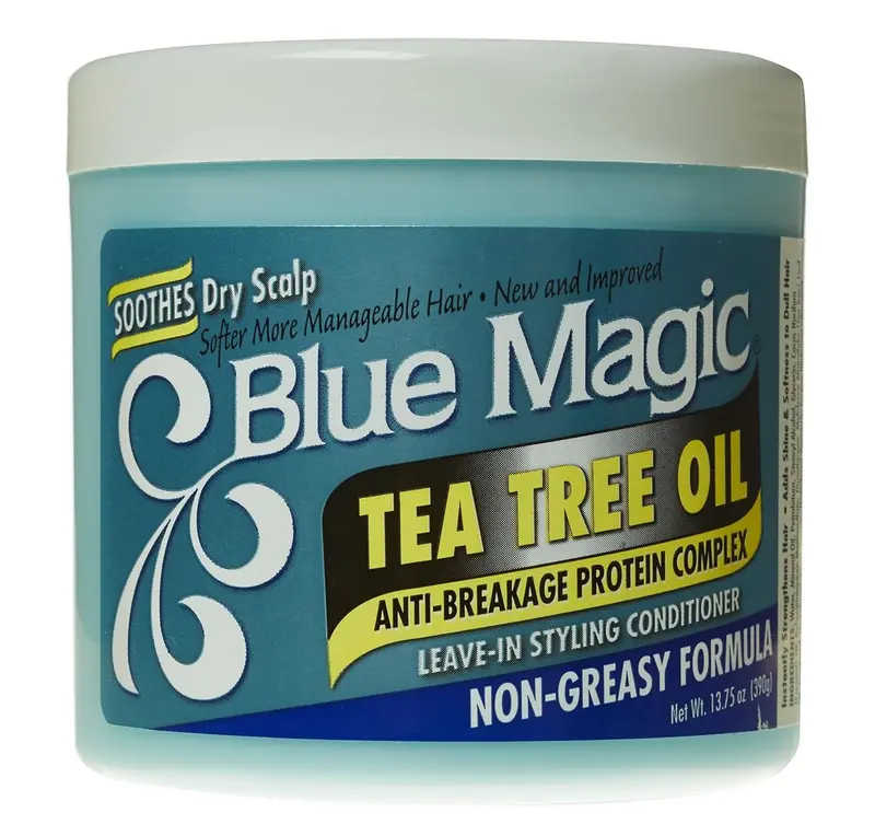 Blue Magic Tea Tree Leave-In Soin Coiffant Sans Rinçage — 13,75 oz / 12 fl oz