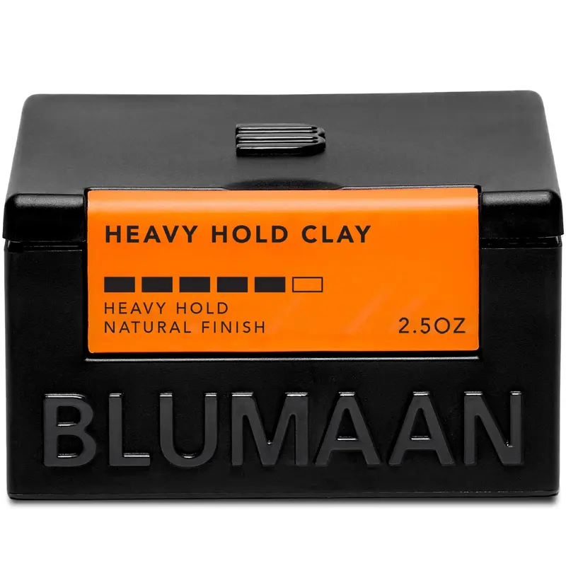 BluMaan Pâte à tenue lourde – Pâte coiffante forte pour homme, texture et volume, finition mate naturelle (2,5 oz)