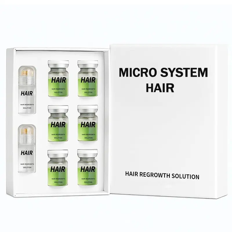 Boaccy Système de régénération capillaire – Traitement avancé de croissance avec ginseng, Eclipta Prostrata, menthe poivrée et gingembre (1)