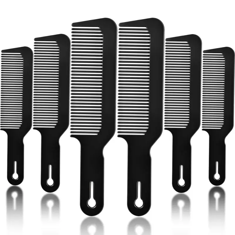 Boao – Lot de 6 Peignes de Coupe Résistants à la Chaleur, 9 Pouces, Noir