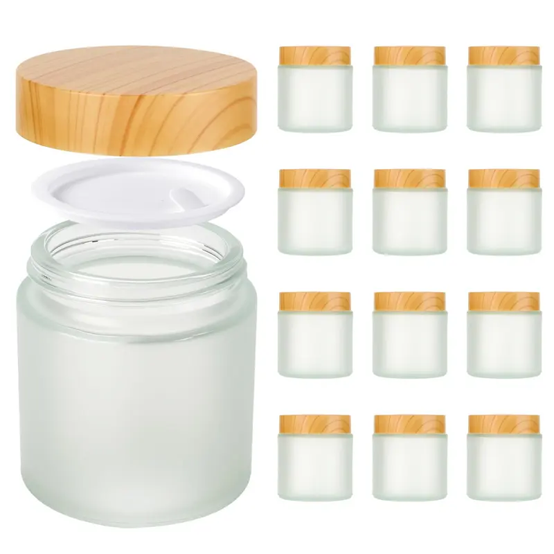Bocaux en verre 4 oz avec couvercle – Lot de 12 Hoa Kinh, étanches et réutilisables