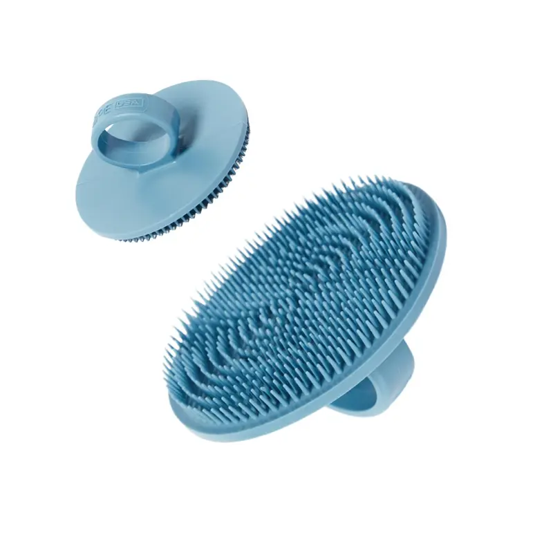 Boie USA Brosse Visage Manuelle – Nettoyage Profond, Exfoliation Douce et Hypoallergénique (Bleu)