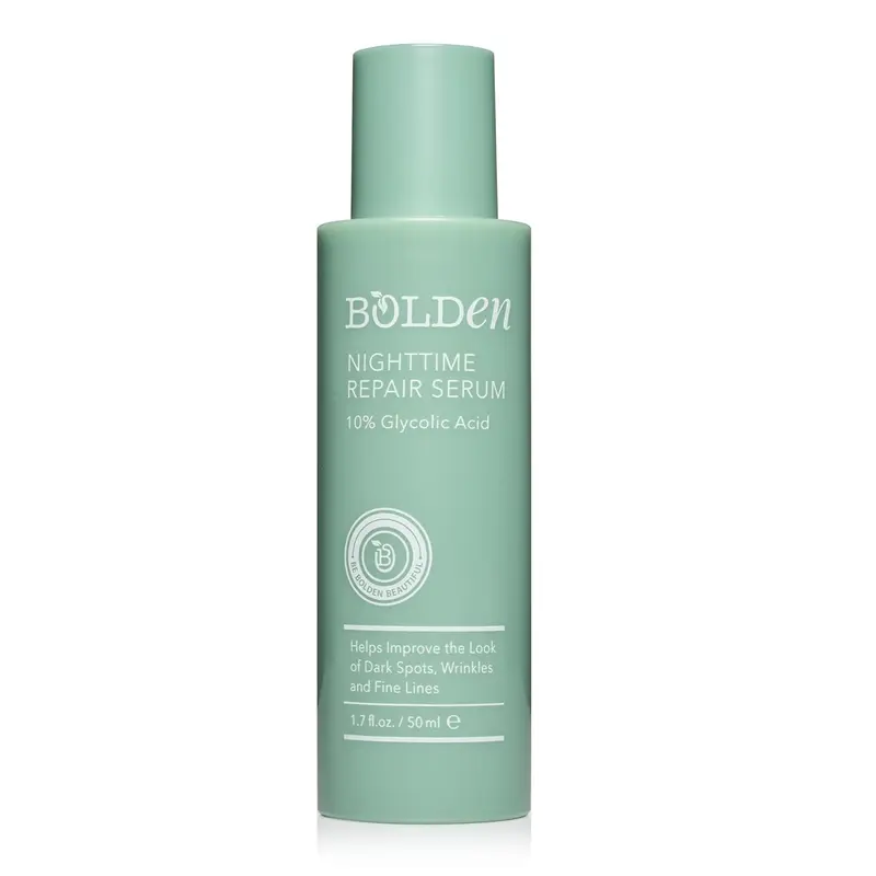 Bolden Sérum Nuit Réparateur | Correcteur de taches pour peaux acnéiques et mélaninées | 50 ml