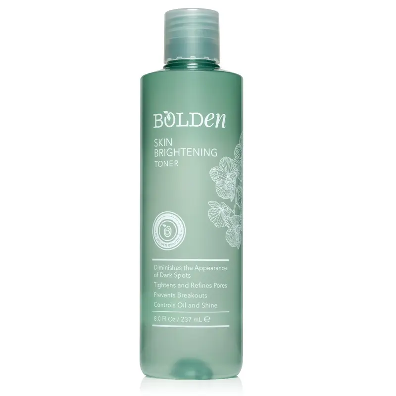 Bolden Tonique Éclaircissant pour le Visage – Exfoliant Doux AHA Glycolique, Niacinamide & Hyaluronique | Réduit les Taches, Raffine les Pores | 8,0 fl oz