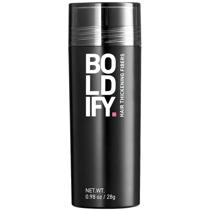 Boldify Fibres capillaires (28 g) - Comble les cheveux fins et clairsemés pour un aspect instantanément plus épais - 14 teintes pour femmes et hommes - Brun noisette