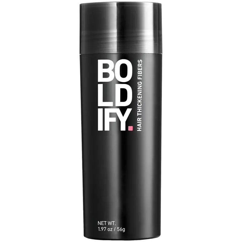 Boldify Fibres Capillaires (56 g) – Volume immédiat et look plus épais, 14 teintes pour femmes et hommes – Gris