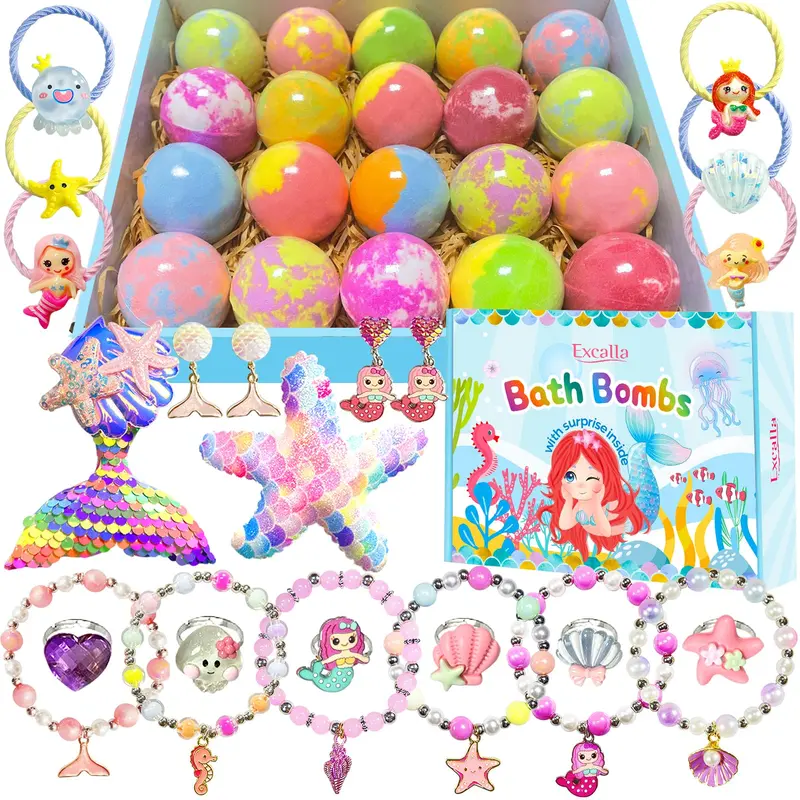 Bombes de Bain pour Filles avec Surprise – 20 Bijoux à Découvrir | Excalla