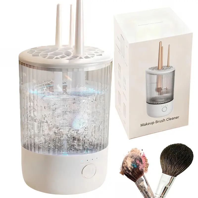 BomCot Nettoyeur Automatique de Pinceaux Maquillage — Nettoyage Profond et Séchage Rapide