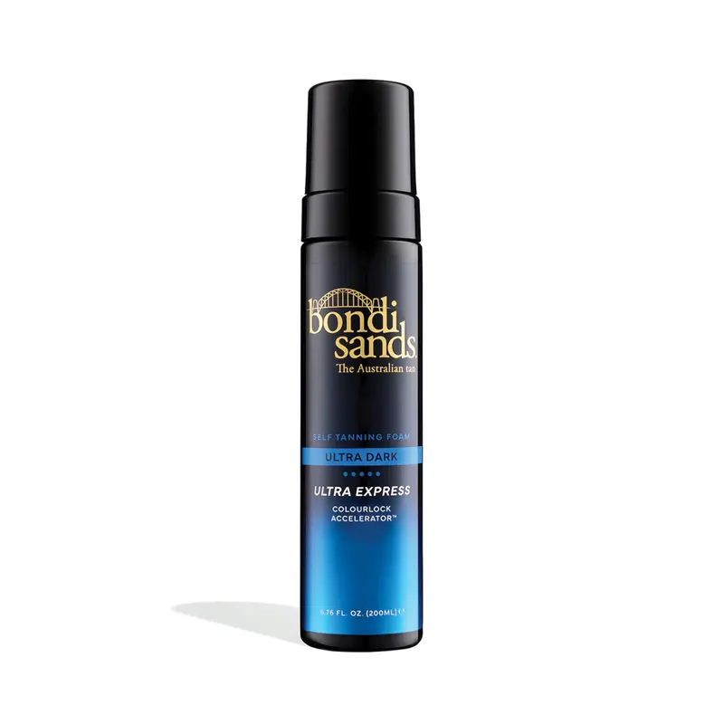 Bondi Sands Ultra Express Mousse Autobronzante – Léger, Sans Parfum, Teint Uniforme en 1h | 200 ml