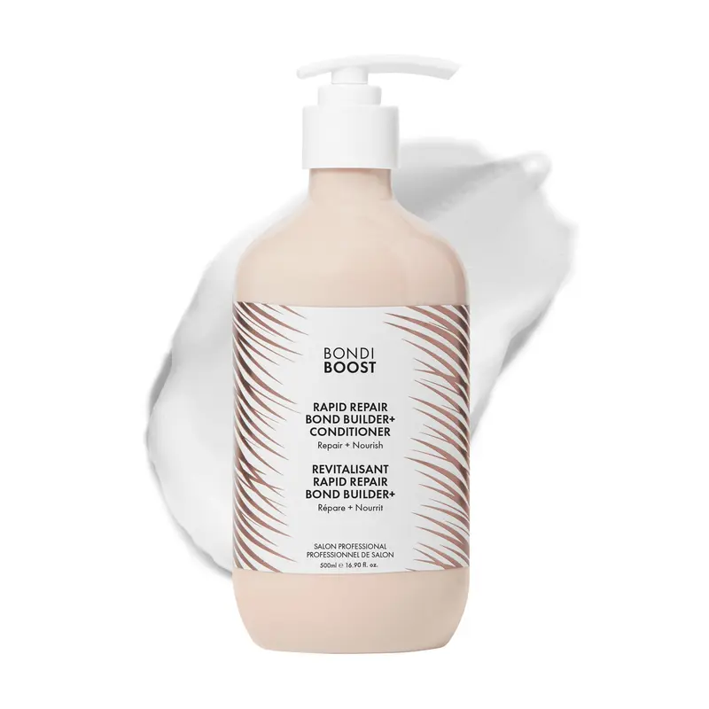 BONDIBOOST Réparation Rapide – Soin Bond Builder + Après-Shampoing pour Cheveux Endommagés (500 ml)