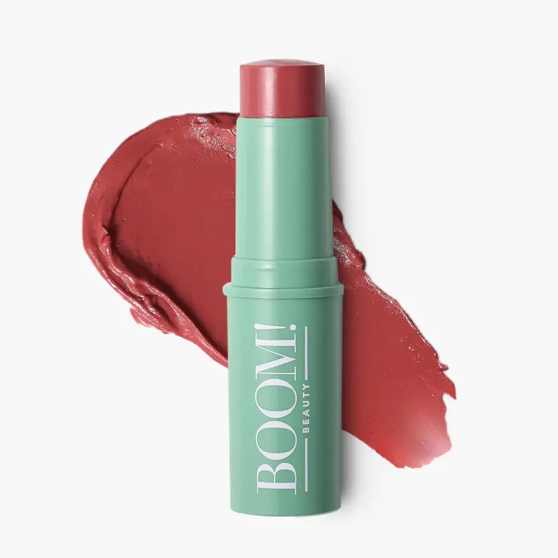BOOM! par Cindy Joseph Boomstick Rose Nude – Fard crème 3-en-1 pour joues, yeux et lèvres
