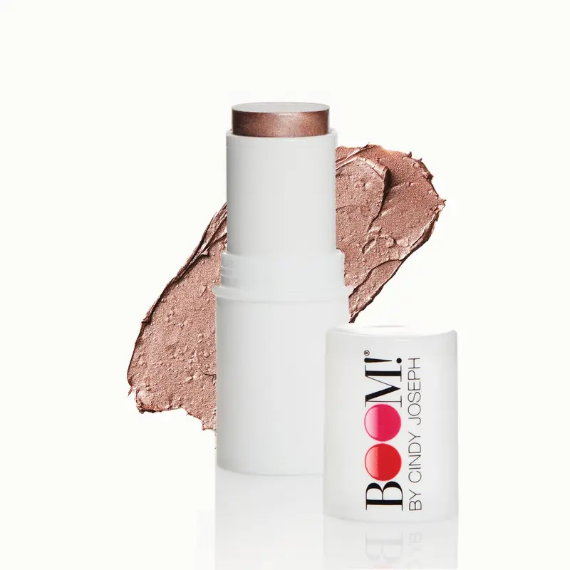 Boomstick Glimmer® Highlighter – Illuminateur crème hydratant subtil pour peau mature (Sans paillettes) | BOOM! by Cindy Joseph