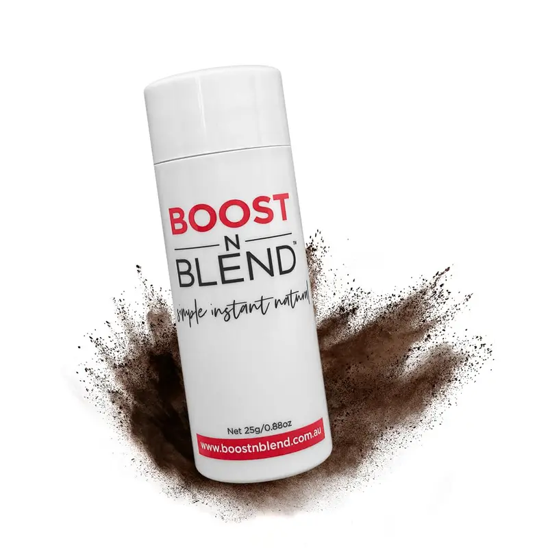 BOOST N BLEND – Volumisateur capillaire pour femmes | Fibres coton et poudre concealer (25 g)