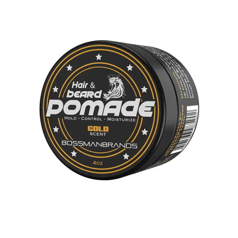 Bossman Pommade Cheveux et Barbe (Senteur Dorée) – Tenue Moyenne et Hydratante – Fabriqué aux États-Unis