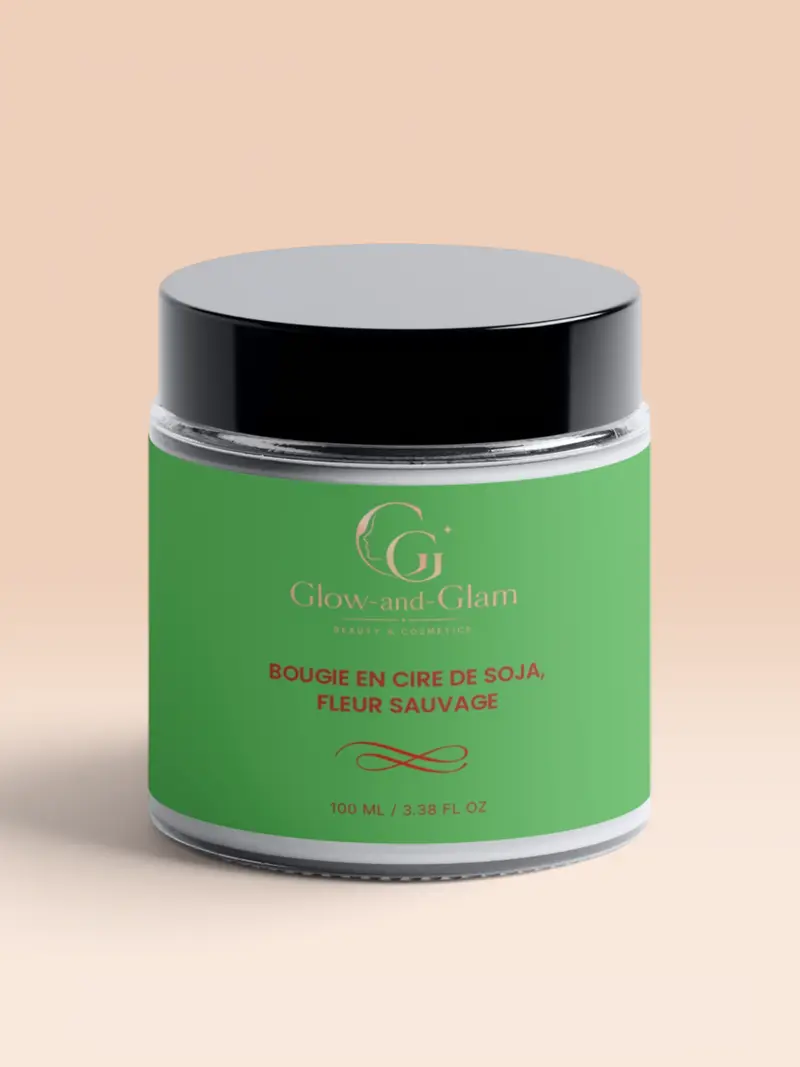 BOUGIE EN CIRE DE SOJA, FLEUR SAUVAGE